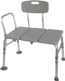 Monthly Rental: Drive Adjustable Non-Padded Bath/Transfer Bench