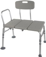 Monthly Rental: Drive Adjustable Non-Padded Bath/Transfer Bench