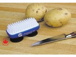 Vegetable Brush With Suction Cups