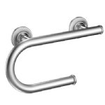 Moen 8" Grab Bar with Integrated Toilet Paper Holder