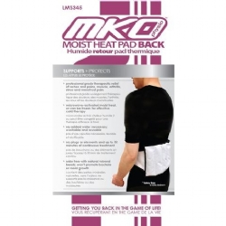 MKO Moist Heat - Wrap for Back and Hips with Ties (7" x 14")