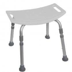 Drive Adjustable Height Bath Bench without Back (300lbs)