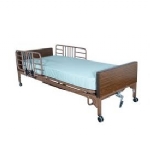 Fully Electric Hospital Style Bed with Half-Bed Rails  (no Mattress)