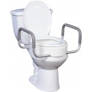3.5" Raised Toilet Seat with Arms with Long Bolts (Standard)
