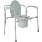 Commode- Heavy Duty, Height Adjustable (650lbs)