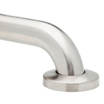 Grab Bar - 24" "no drill" Brushed Stainless Steel Grab Bar with adapter Kit (cannot be used on vinyl surfaces)