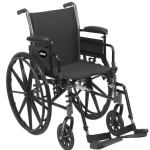 Monthly Rental: Drive 18" Cruiser X4 Lightweight Wheelchair with Flip-Back Arms