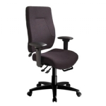 Chair - ErgoCentric E-Centric High Back, Plus Size Seat, Adjustable Armrests & Hercules Base