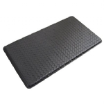 Gel Anti-Fatigue Mat (20" x 36")- Black, Basketweave